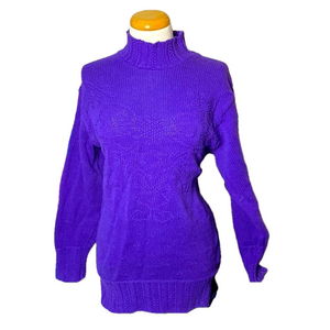 🌷VINTAGE🌷 Long Knit Turtleneck Sweater Dress